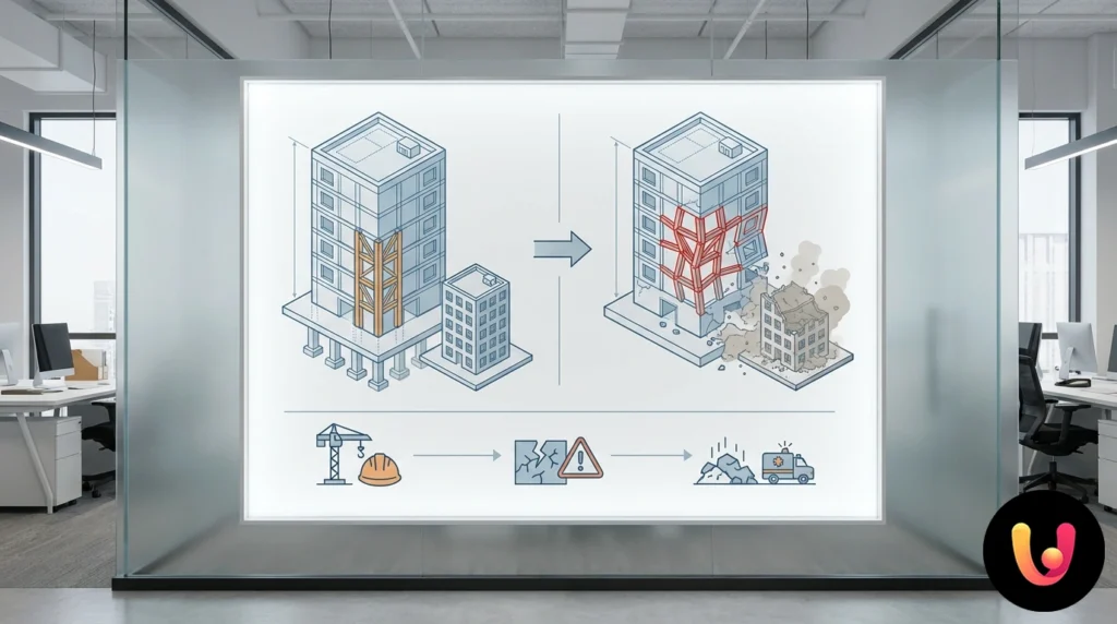 Soccorritori al lavoro tra le macerie dell'edificio residenziale crollato a nairobi