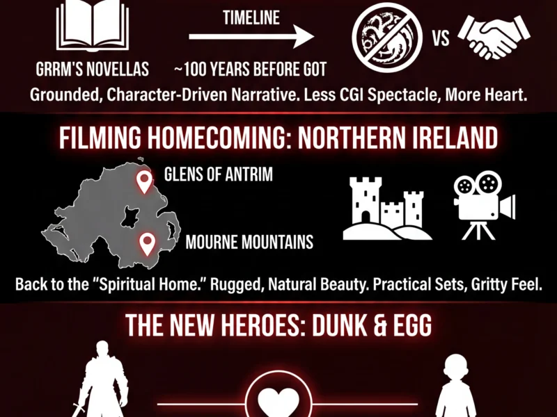 Infografica: A Knight of the Seven Kingdoms: Dunk and Egg Return Westeros to Its Roots