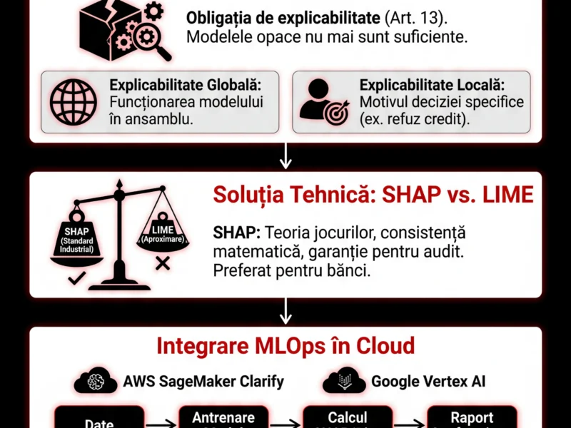 Infografica: AI Act Credit Scoring: Ghid Tehnic pentru XAI &icirc;n Fintech
