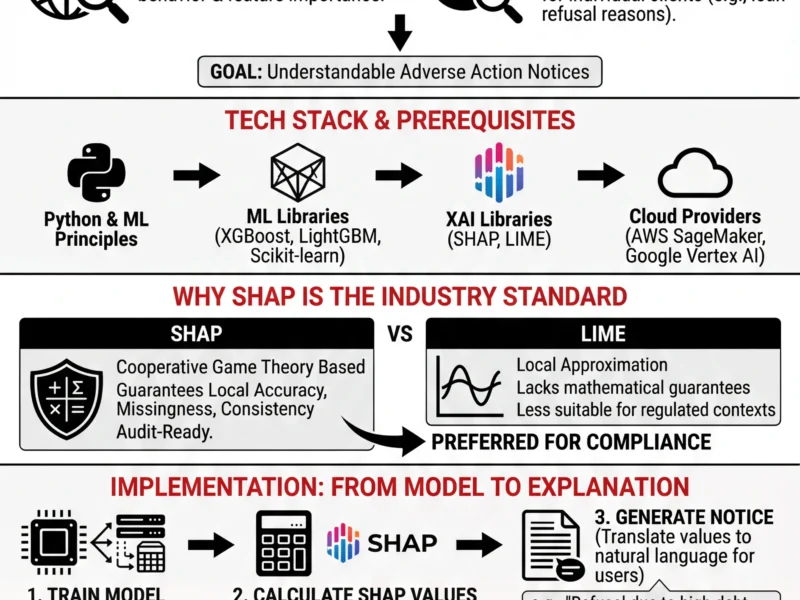 Infografica: AI Act Credit Scoring: Technical Guide to XAI in Fintech