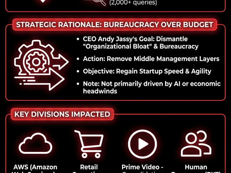 Infografica: Amazon to Cut Thousands More Corporate Jobs in Historic Restructuring Push