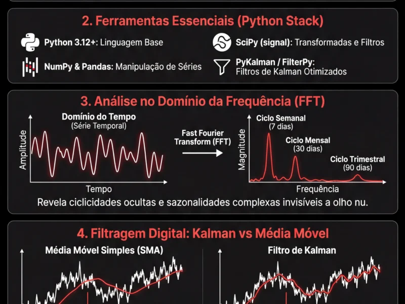 Infografica: An&aacute;lise de S&eacute;ries Temporais: Processamento de Sinal para KPIs Empresariais