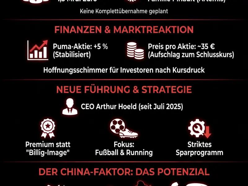 Infografica: Anta Sports steigt bei Puma ein: Neue Chance in China