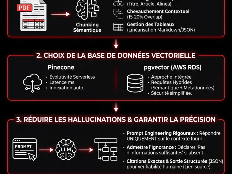Infografica: Architecture RAG Fintech : Analyse des Politiques de Cr&eacute;dit avec l'IA