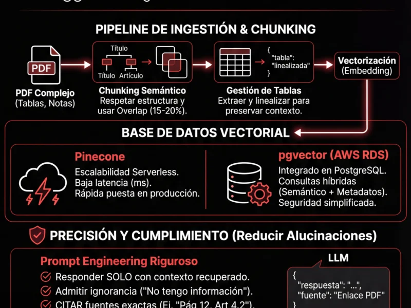 Infografica: Arquitectura RAG Fintech: An&aacute;lisis de Pol&iacute;ticas de Cr&eacute;dito con IA
