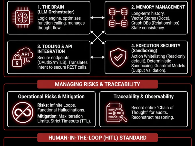 Infografica: Autonomous AI Agents in Finance: Technical Guide and Risks 2026