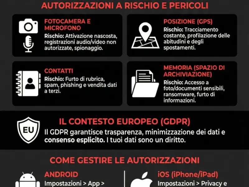 Infografica: Autorisations des applications : guide pour prot&eacute;ger votre vie priv&eacute;e