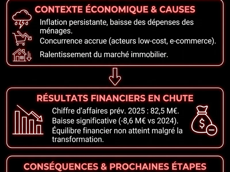 Infografica: Bouchara en redressement judiciaire : 541 emplois menac&eacute;s