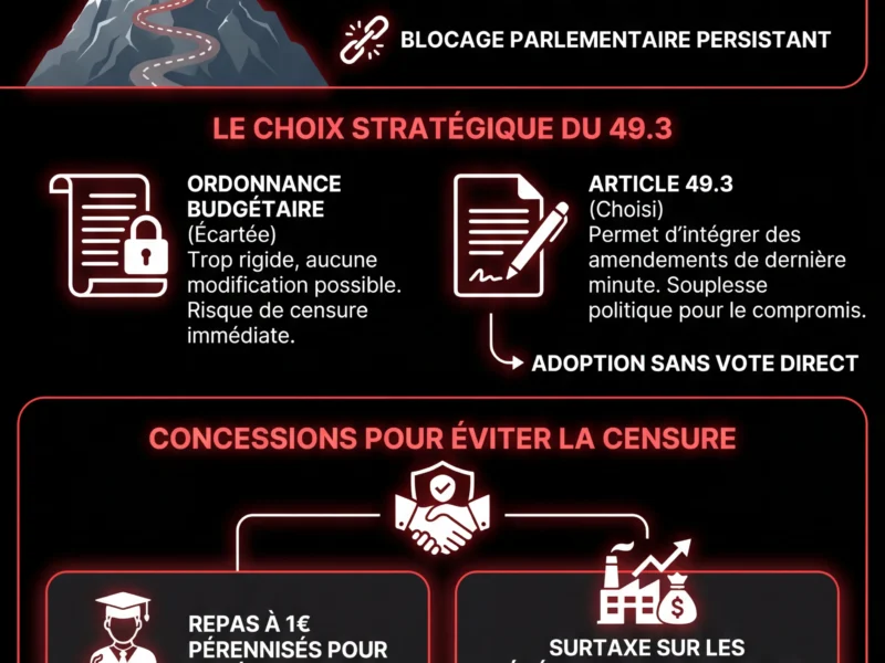 Infografica: Budget 2026 : S&eacute;bastien Lecornu active le 49.3 pour clore l'impasse