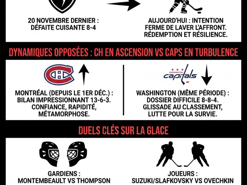Infografica: Canadiens vs Capitals : L'affrontement qui enflamme la toile et la course aux s&eacute;ries