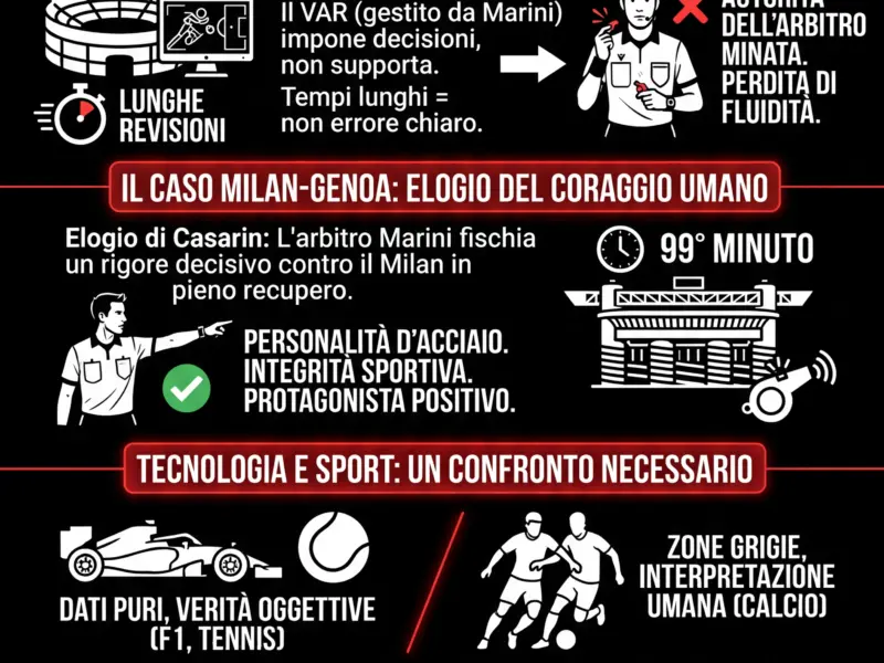 Infografica: Casarin e o caos dos &aacute;rbitros: o VAR manda, mas Marini tem coragem