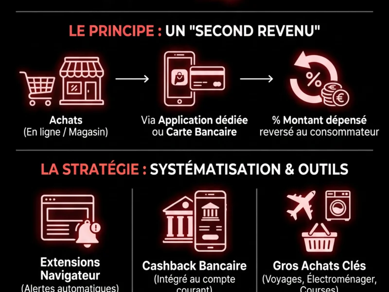 Infografica: Cashback : comment C&eacute;cile a r&eacute;cup&eacute;r&eacute; 3 757 euros en quatre ans