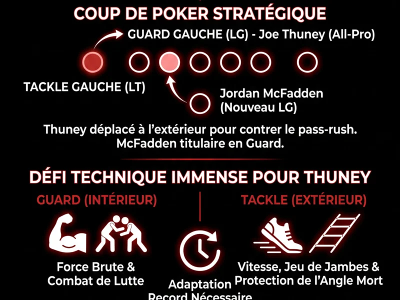 Infografica: Choc des Playoffs : Joe Thuney passe Tackle Gauche face aux Rams !
