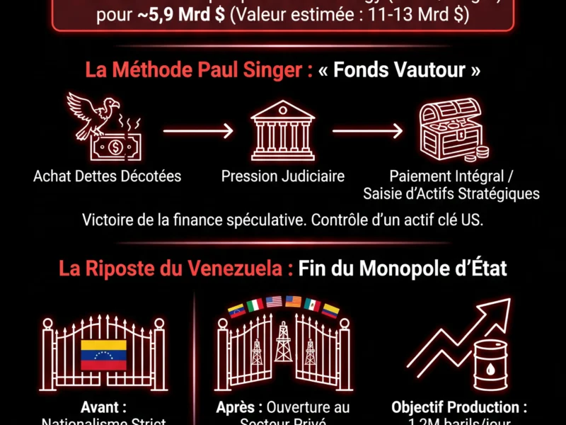 Infografica: Citgo : Le jackpot de Paul Singer et la fin du monopole p&eacute;trolier v&eacute;n&eacute;zu&eacute;lien