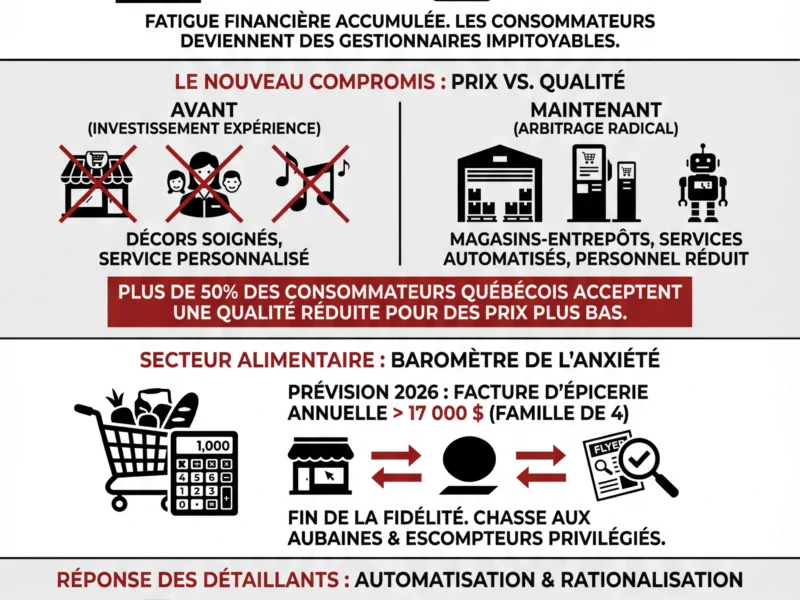 Infografica: Consommation 2026 : Le prix l'emporte d&eacute;sormais sur la qualit&eacute; de l'exp&eacute;rience