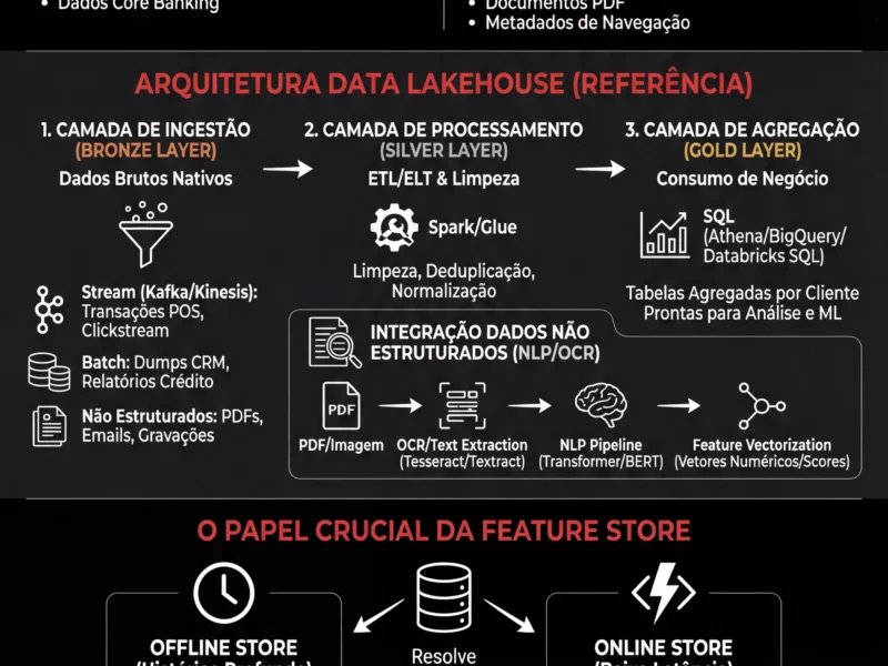 Infografica: Data Lakehouse Credit Scoring: Arquitetura para Dados H&iacute;bridos