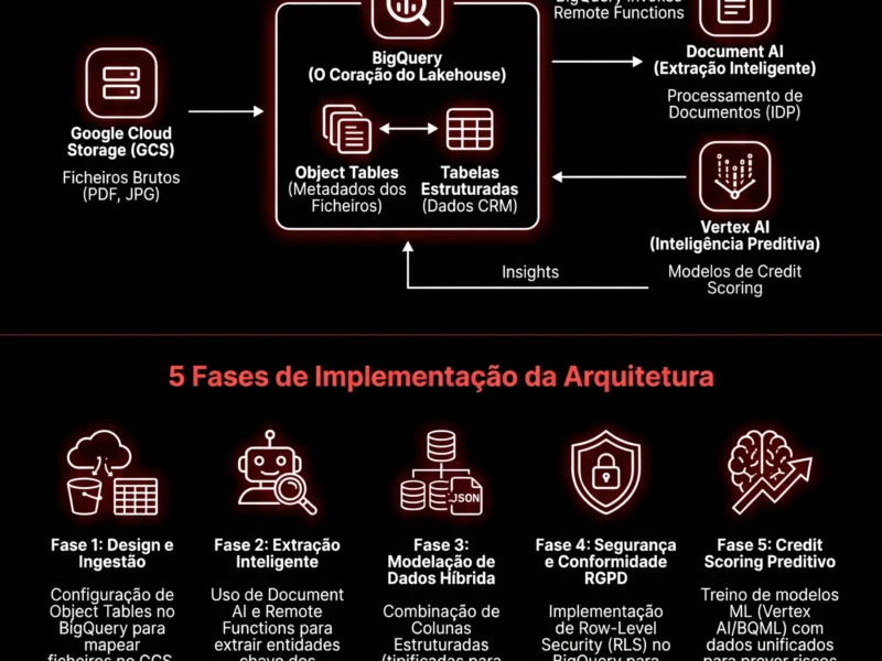 Infografica: Data Lakehouse Google Cloud: Arquitetura para Dados H&iacute;bridos