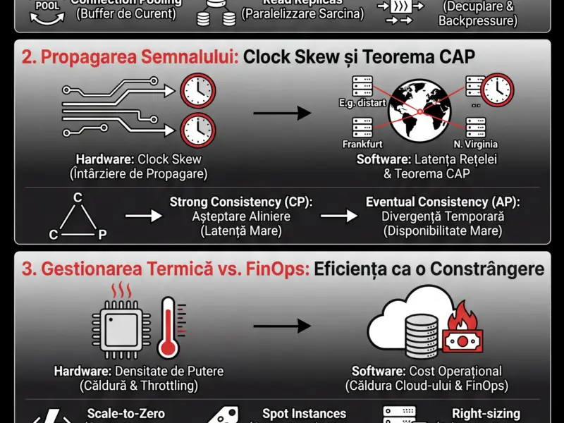 Infografica: De la Siliciu la Cloud: Arhitectura Sistemelor Distribuite &icirc;n SaaS