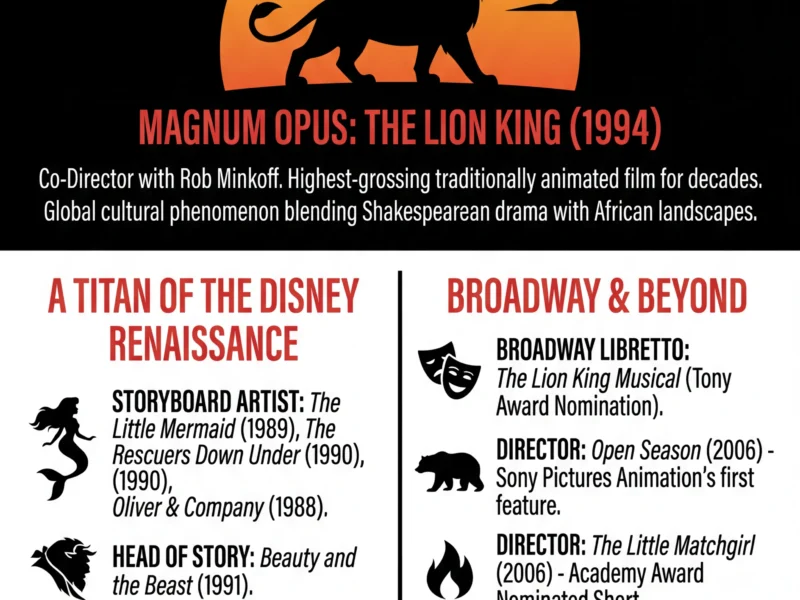 Infografica: Disney Legend Roger Allers, Co-Director of 'The Lion King', Dies at 76