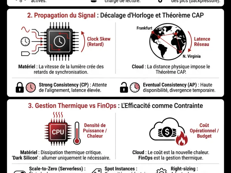 Infografica: Du Silicium au Cloud : L'Architecture des Syst&egrave;mes Distribu&eacute;s dans le SaaS