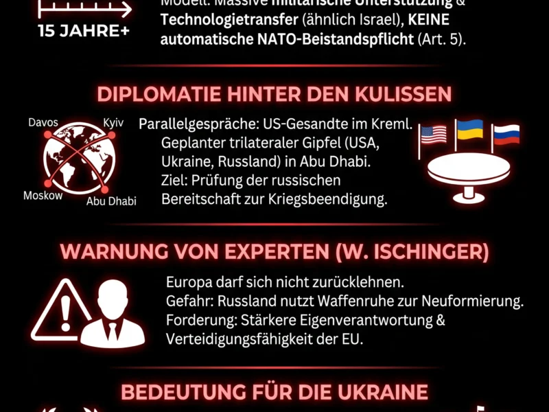 Infografica: Durchbruch in Davos: Selenskyj verk&uuml;ndet Einigung mit Trump