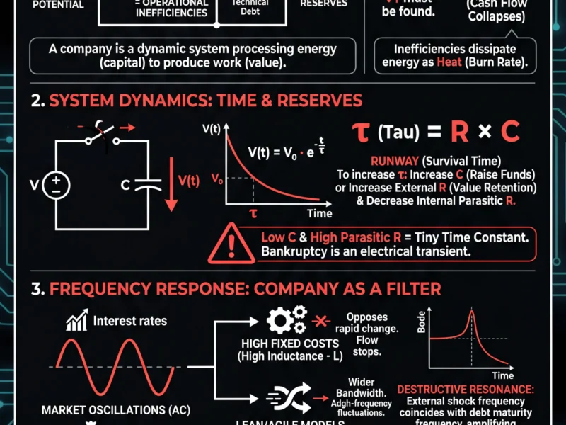 Infografica: Dynamic Financial Modeling: The Company as a Circuit