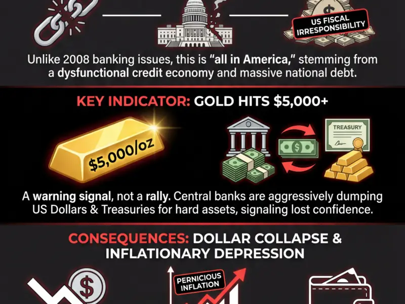 Infografica: Economist Peter Schiff Warns: New Financial Crisis Will Make 2008 Look Like a 'Sunday Picnic'