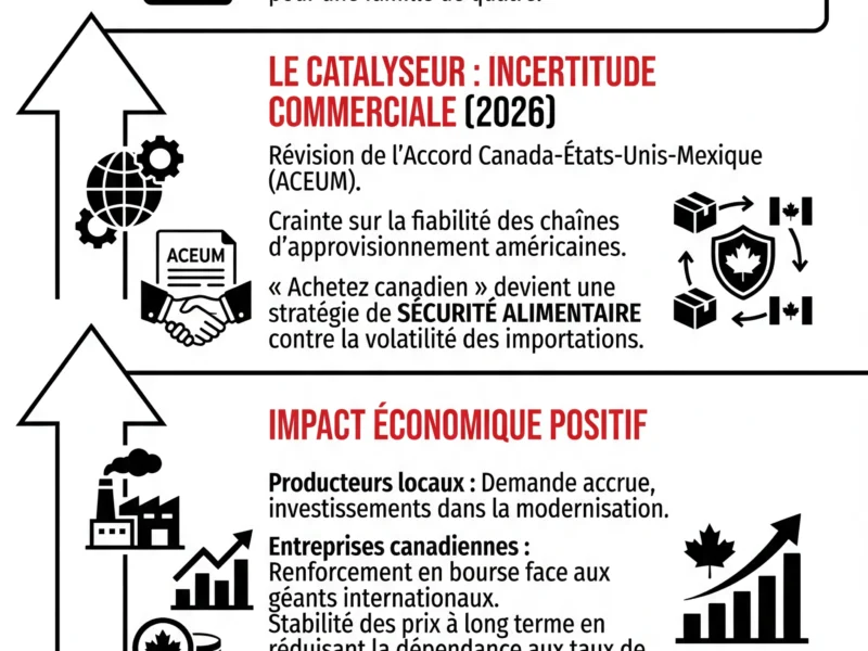 Infografica: &Eacute;picerie : le mouvement &laquo; Achetez canadien &raquo; pourrait conna&icirc;tre un second souffle en 2026