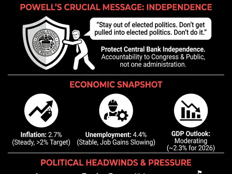 Infografica: Fed Holds Rates Steady as Powell Warns Successor on Politics