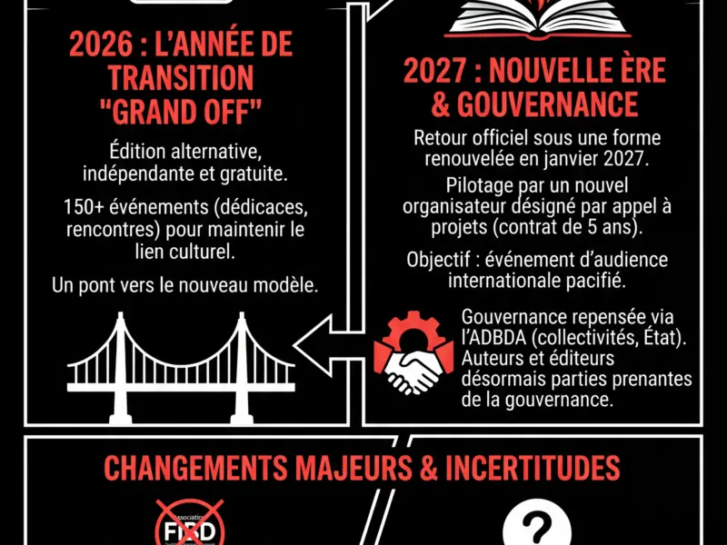 Infografica: Festival de la BD d'Angoul&ecirc;me : renaissance confirm&eacute;e pour 2027