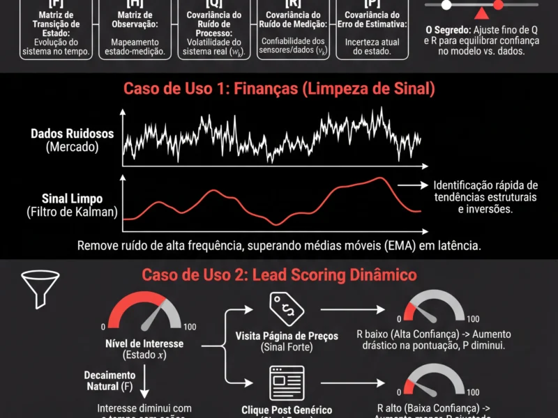 Infografica: Filtro de Kalman: Guia T&eacute;cnico para Finan&ccedil;as e Lead Scoring