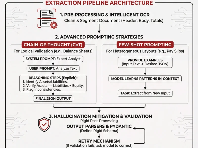 Infografica: Financial Prompt Engineering: Technical Guide to Data Extraction