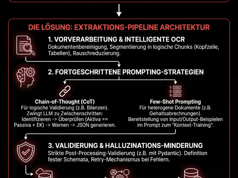Infografica: Finanzielles Prompt Engineering: Technischer Leitfaden zur Datenextraktion
