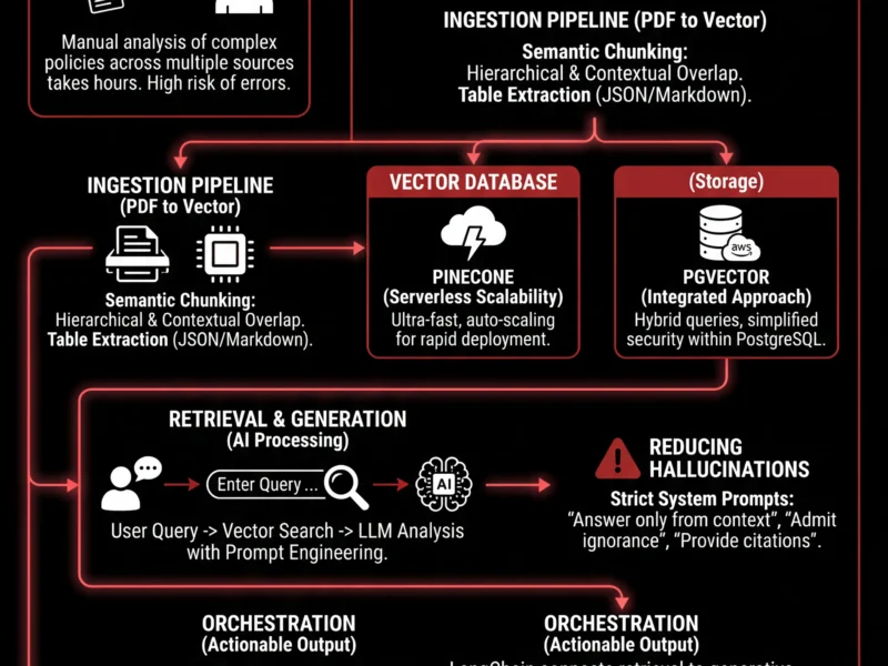Infografica: Fintech RAG Architecture: Credit Policy Analysis with AI