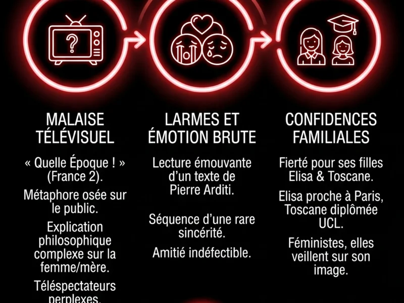 Infografica: Francis Huster : Larmes, malaise et confidences, pourquoi l'acteur affole le web ce mardi