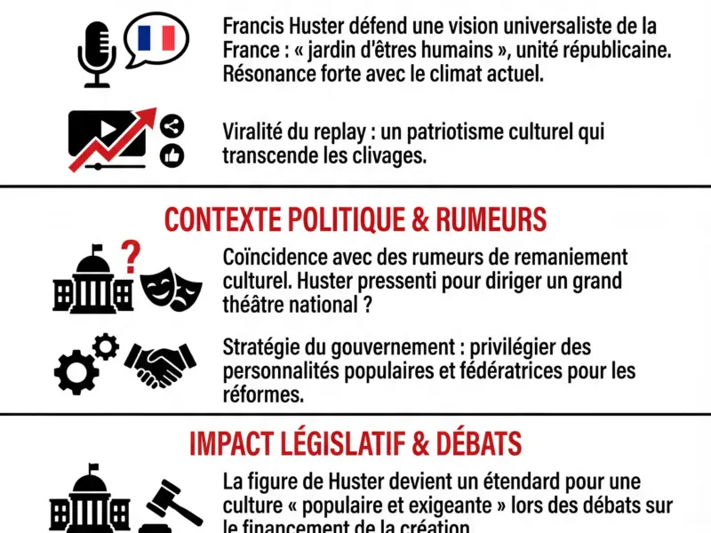 Infografica: Francis Huster : Pourquoi le replay de &laquo; Quelle &eacute;poque ! &raquo; agite la sph&egrave;re politique ?