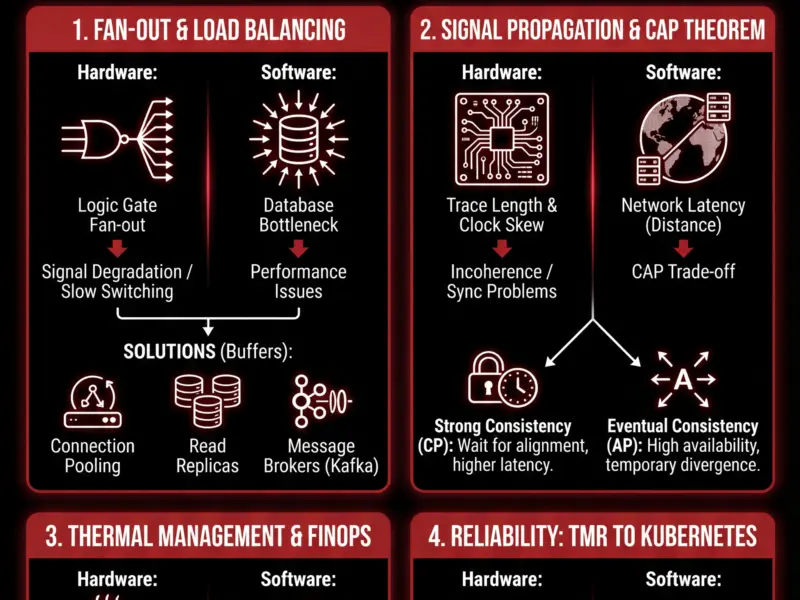 Infografica: From Silicon to Cloud: Distributed Systems Architecture in SaaS