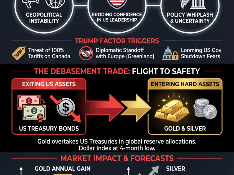 Infografica: Gold Smashes $5,100 as Investors Flee US Markets