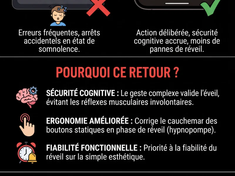 Infografica: Google Horloge : le "Slide to Stop" fait son grand retour
