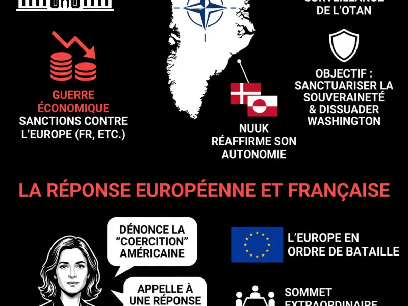 Infografica: Groenland : le Danemark et Nuuk proposent une mission de l'Otan face aux pressions am&eacute;ricaines