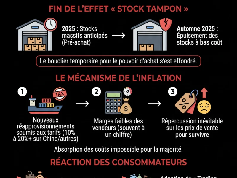 Infografica: Hausse des prix Amazon : Andy Jassy pointe les tarifs douaniers de Trump