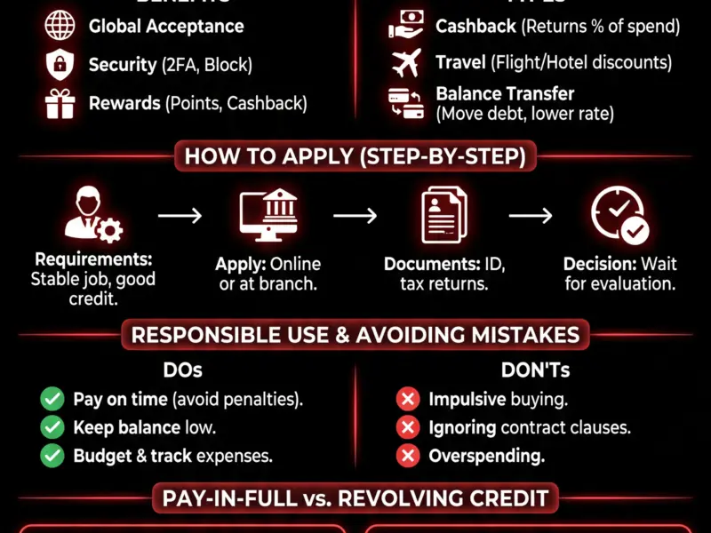 Infografica: How Credit Cards Work