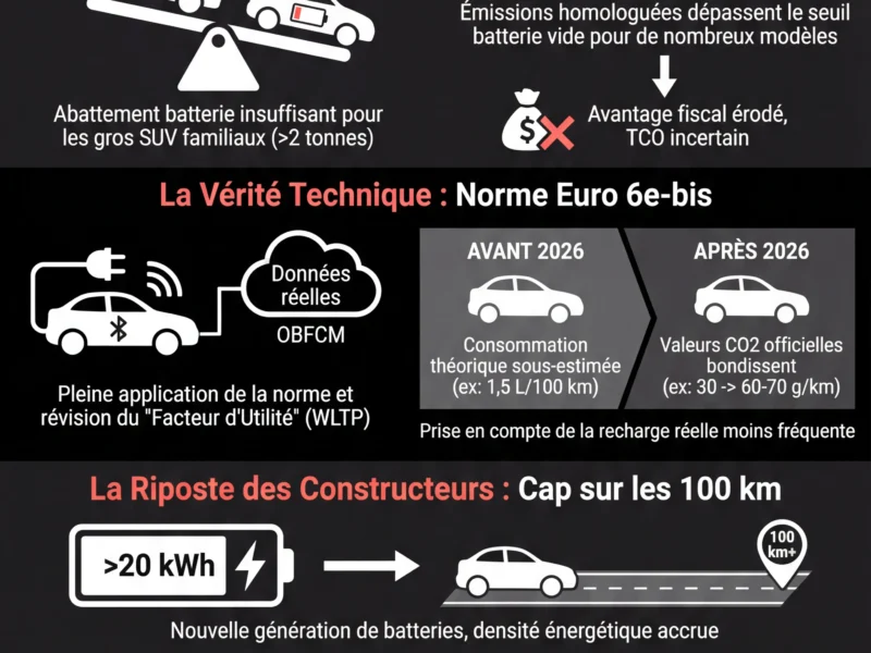 Infografica: Hybrides rechargeables en 2026 : Sursis technique ou fin de route ?