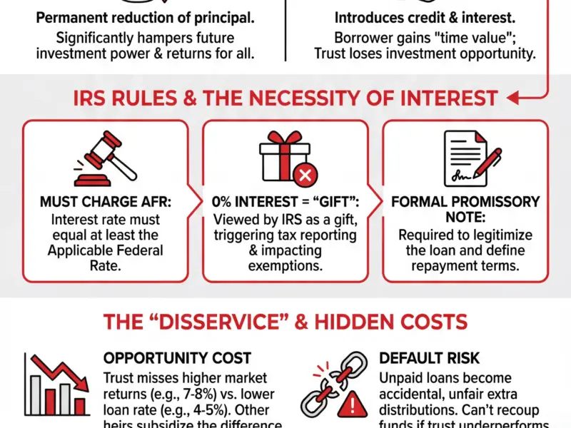Infografica: Inheritance Advances and Family Trusts: The High Cost of Early Withdrawals
