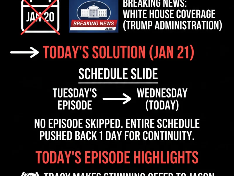 Infografica: Is General Hospital On Today? Schedule Update for January 21, 2026