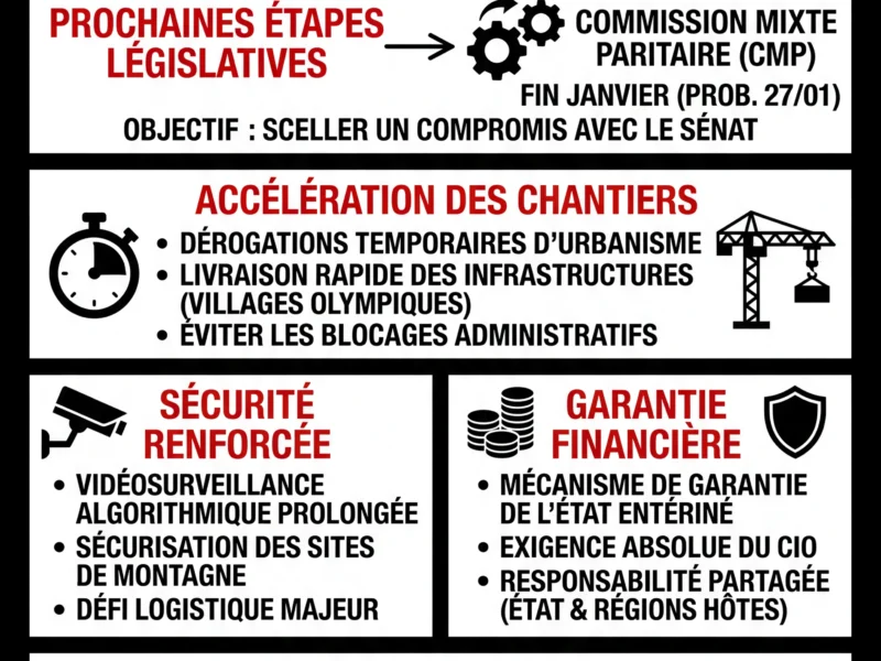 Infografica: JO 2030 : Feu vert de l'Assembl&eacute;e pour la loi olympique