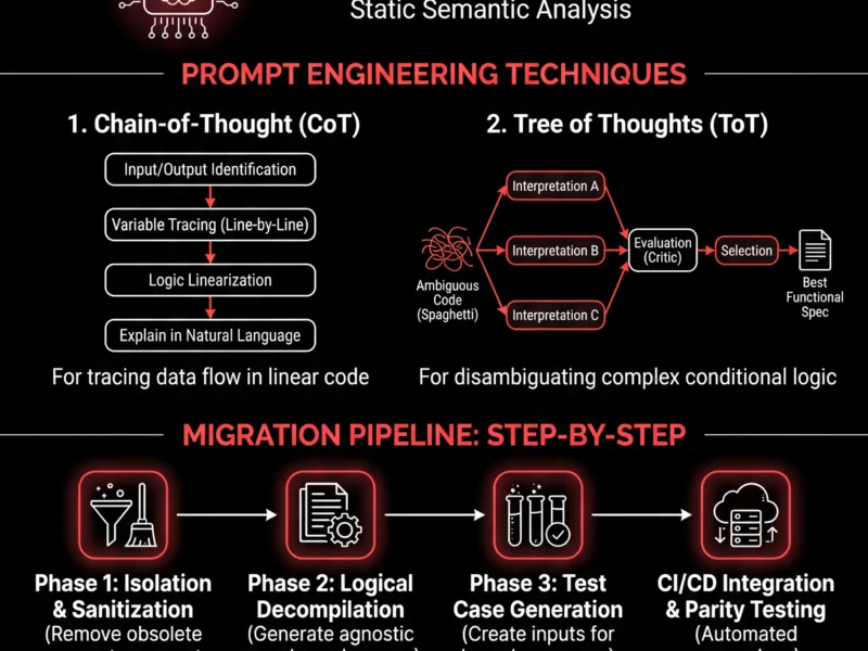 Infografica: Legacy System Migration: Guide to Advanced Prompt Engineering