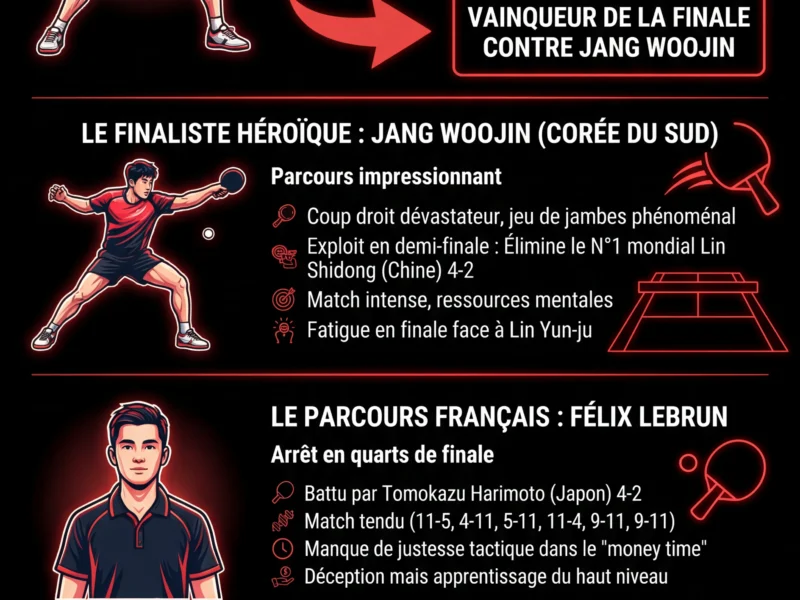 Infografica: Lin Yun-ju sacr&eacute; &agrave; Doha : Le Ta&iuml;wanais s'offre le titre WTT