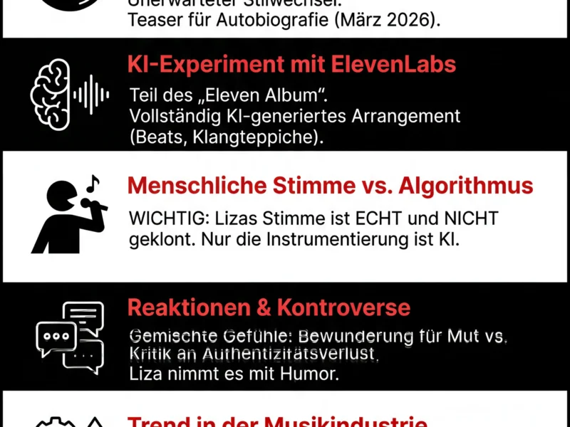 Infografica: Liza Minnelli: Musik-Comeback mit KI nach 13 Jahren Pause