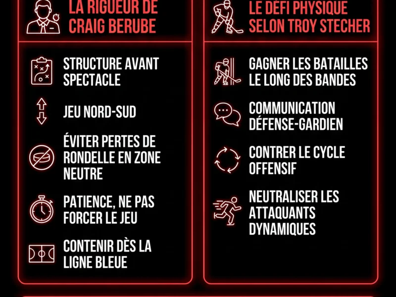 Infografica: Maple Leafs vs Wild : Les coulisses de la pr&eacute;paration et les enjeux du choc